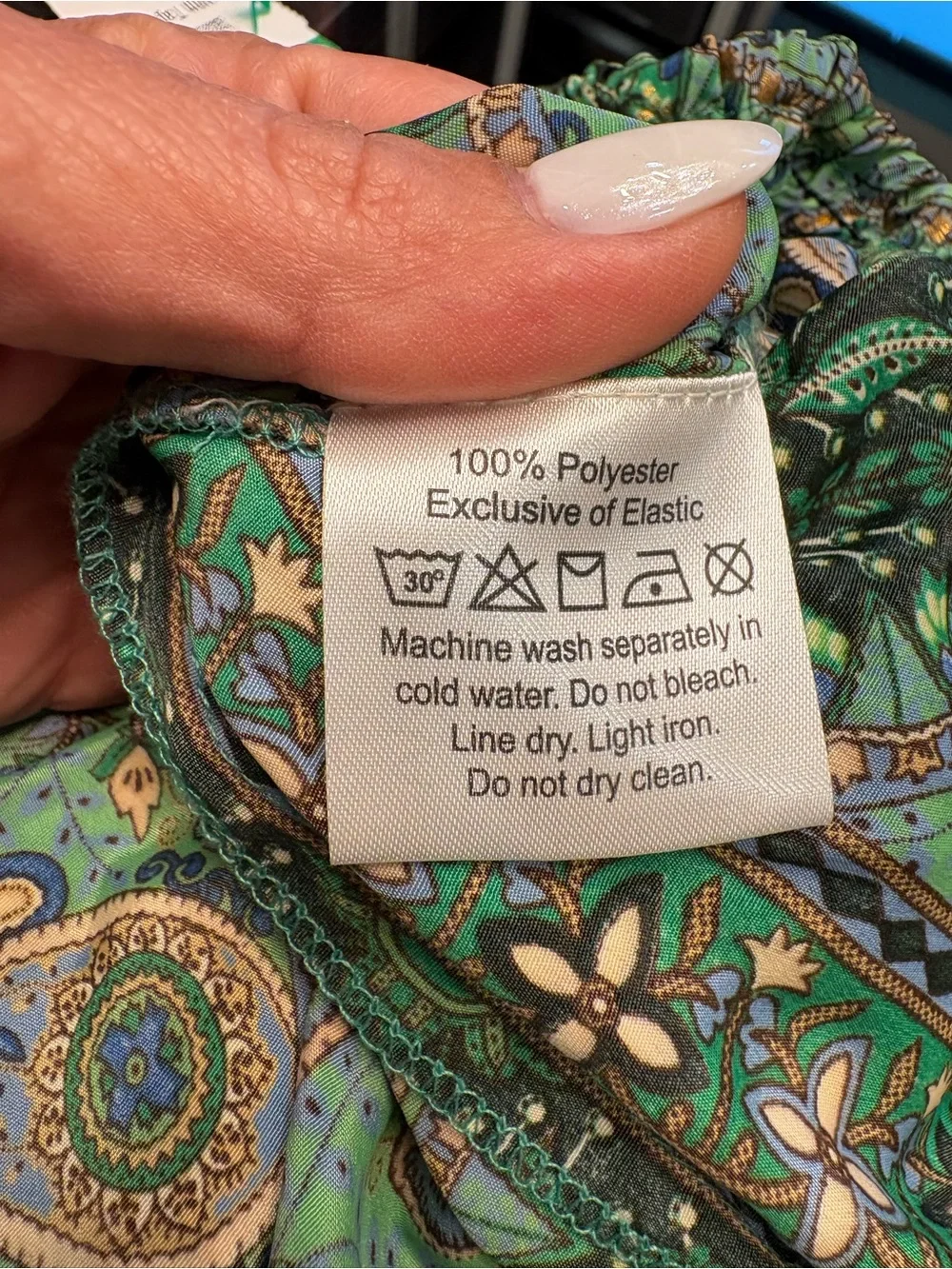 🆕🎉NWT Earthbound Green Paisley Halter Maxi Dress - Picture 9 of 9